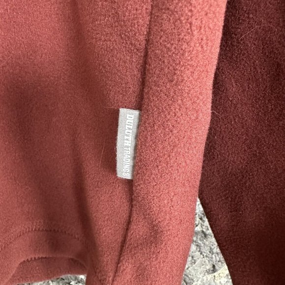 Duluth Trading Co. Men’s Rust Zip Up Fleece  Jacket‎ Size XL - Picture 6 of 6
